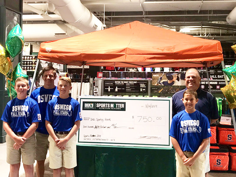 Oswego Little League raises money for Sports Matter Foundation